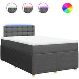  box spring s madracem tamnosivi 120 x 190 cm tkanina | shoptok.hr