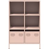  Visoka komoda ružičasta 68x39x103,5 cm čelik | Eponuda.com