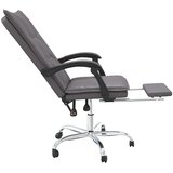  Uredski naslonjač od umjetne kože sivi | shoptok.hr