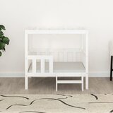  Krevet za pse bijeli 95,5x73,5x90 cm od masivne borovine | shoptok.hr