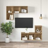  Set TV komoda Zidne Umjetnički hrast 37 x 37 x 72 cm | Eponuda.com
