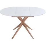 Ragaba Okrugao proširiv blagovaonski stol s dodatnom pločom ø 90 cm Jubi – | shoptok.hr