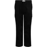 Calvin Klein Jeans Cargo hlače crna / bijela