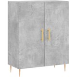  Visoka komoda siva betona 69,5x34x180 cm od konstruiranog drva | shoptok.hr