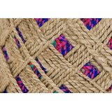  Naslonjač za Noge Home ESPRIT Smeđa Pisana Juta 40 x 40 x 45 cm | shoptok.hr