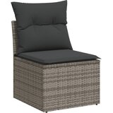  12-dijelni set vrtnih sofa od poliratana s jastucima sivi | shoptok.hr