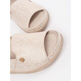 GOODIN Beige sandals with leather insole | Shoptok.si