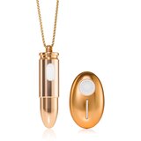 SuperLove Bullet Vibrating Necklace with Remote Gold Cijene