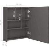  Kopalniška omarica z ogledalom antracitna 50x14x60 cm, (20801605) | Shoptok.si