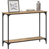  Konzolna stolica s policom hrast artisan 101 x 30.5 x 75 cm | Eponuda.com
