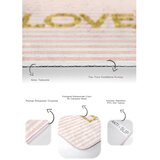 Mila Home Rožnate žametne kopalniške preproge v kompletu 2 ks 60x100 cm Love – | Shoptok.si