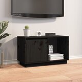 vidaXL TV ormarić crni 74 x 35 x 44 cm od masivne borovine Cijene