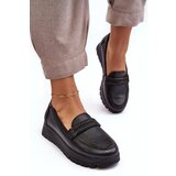 LEMAR Leather Platform Half Boots with Ornament Black Lehira | ePonuda.com