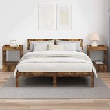  Stranska miza 2 pcs Dimljeni oreh 40 x 40 x 56 cm, (5000201719) | Shoptok.si
