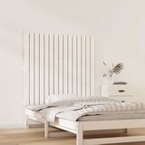  Zidno uzglavlje bijelo 95,5x3x90 cm od masivne borovine | shoptok.hr
