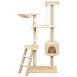 vidaXL Penjalica Grebalica za Mačke sa Stupovima od Sisala 150 cm Bež | shoptok.hr