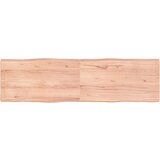 Stolna Mizna plošča svetlo rjava 180x50x6 cm obdelana trdna hrastovina, (20818063) Cene
