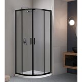 Master Tuš komplet polukružni 80x80x185+15cm crni profil JF-533-3TG sivo | Eponuda.ba