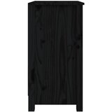 Ormarić za knjige Crna 50x35x68 cm od masivne borovine | shoptok.hr