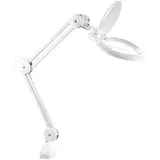 LED prigušiva stona lampa sa lupom LED/10W/230V bela