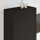 TV stenska omara Črna 59,5 x 31 x 100 cm Konstruiran les, (5000092089) | Shoptok.si