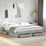  Okvir za krevet s ladicama boja hrasta 180x200 cm | shoptok.hr