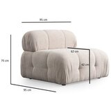 Atelier Del Sofa fotelja petite O1 cream