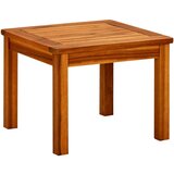 vidaXL Vrtna klubska mizica 45x45x36 cm trden akacijev les Cene