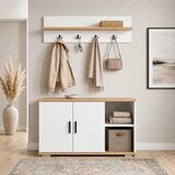 MID.YOU PREDSOBA bela, medeni hrast | Shoptok.si