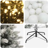  Umjetno božićno drvce s kuglicom 150 cm 150 LED lampica | shoptok.hr