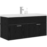  Kupaonski ormar Crni hrast 100 x 38 5 x 46 cm Konstruirano drvo | shoptok.hr