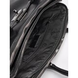 Shelvt Black classic women's handbag with three compartments | shoptok.hr