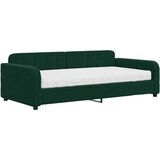  Dnevni krevet s madracem tamnozeleni 100 x 200 cm baršunasti | shoptok.hr