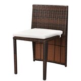 vidaXL 3-Dijelni bistro set od poliratana s jastucima smeđi | shoptok.hr