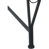  Klupa pod drvetom 8-Broj sjedala Ø 160 x 89 cm Čelik Crna | shoptok.hr