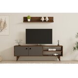 Hanah home tv polica erho walnut anthracite