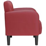 SOFA fotelja s naslonima za ruke vino crvena 54 cm umjetna koža | Eponuda.ba