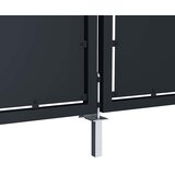  Vrtna vrata Čelik 300x100 cm Antracit | shoptok.hr