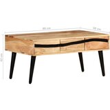 vidaXL Klubska mizica 88x50x42 cm trden akacijev les, (20908374) | Shoptok.si
