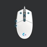 Logitech miška G203 LIGHTSYNC, RGB, bela | Shoptok.si