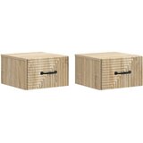  Stenski nočni omarici 2 pcs Sonoma hrast 34,5 x 33 x 20 cm, (5000209808) | Shoptok.si