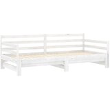  Dnevni ležaj na izvlačenje bijeli od borovine 2 x (90 x 200) cm | shoptok.hr