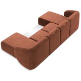 Makamii Kutna garnitura od šenila boja terakote (u obliku slova "U") Lani – | shoptok.hr