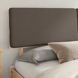  Krevetni okvir s tapiciranim uzglavljem Sivo-smeđa 180 x 200 cm | Eponuda.com