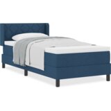 Box Spring krevet s madracem Plavi 90x190 cm Tkanina | shoptok.hr
