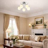  plafonski luster ella, 5xE27/15W/230V, sjajni hrom | Eponuda.com