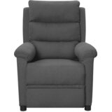 Maison Chic Naslanjač - Relax naslanjač iz temno sivega blaga, (22061267) | Shoptok.si