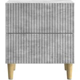  Noćni ormar s ladicama 2 pcs Betonska siva 43 x 34,5 x 48 cm | Eponuda.ba