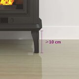 Staklena ploča za kamin polukružna 1000 x 600 mm | shoptok.hr