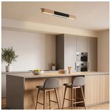 Brilagi LED plafonsko svetlo GARDALINE LED/100W/230V 80 cm hrast/crna u